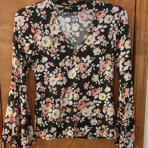 Floral print blouse